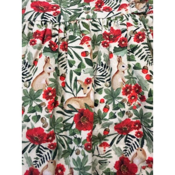Mayoral Dress Baby Girl Size 24 Months Bunny Bird Floral Long Sleeve 18 M - Picture 7 of 8